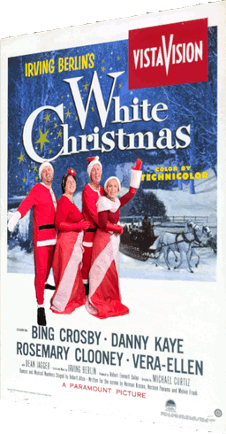 white christmas poster